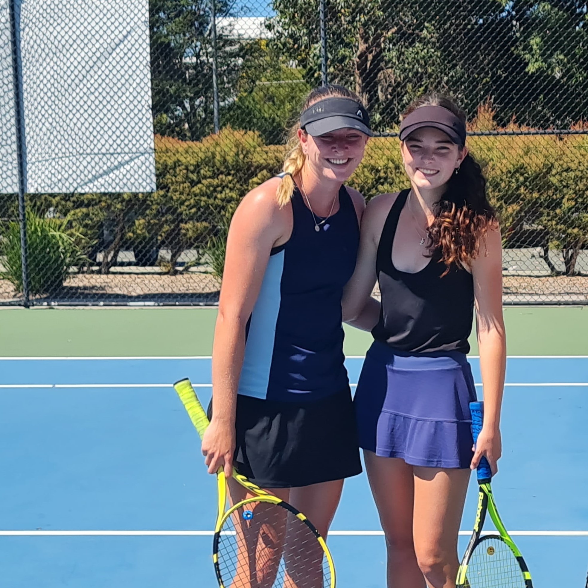 Focus Tennis Academy tennis players on court after cardio tennis coaching session